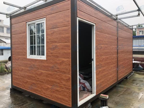 Revestimento de parede de aço de alta qualidade painel de sanduíche pré-fabricado casa pré-fabricada parafusos de segurança de cabine de vida casa de contentores