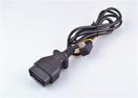 Homem personalizado do Pin do cabo diagnóstico 16 de Obd Ii à fêmea com o conector de friso