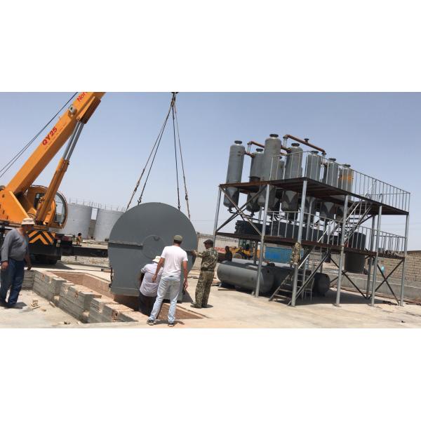 100000 кг отработанного моторного масла для переработки в бензин Дизельное оборудование для дистилляции базового масла