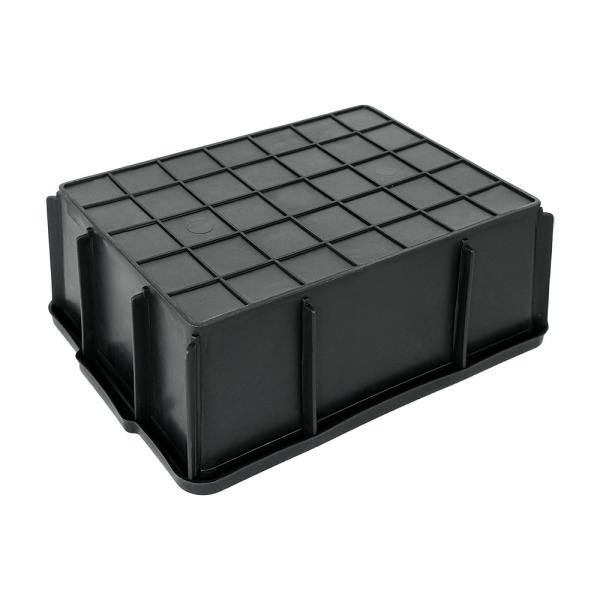 Black Soldier Fly Plastic Crates 360x270x130mm for Transportation and Organization