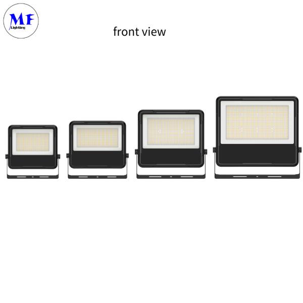 IP66 LED Flood Light High Power Flood Lamp 30W 100W 500W 3 en 1 CCT réglable pour le football sur le terrain de sport en plein air