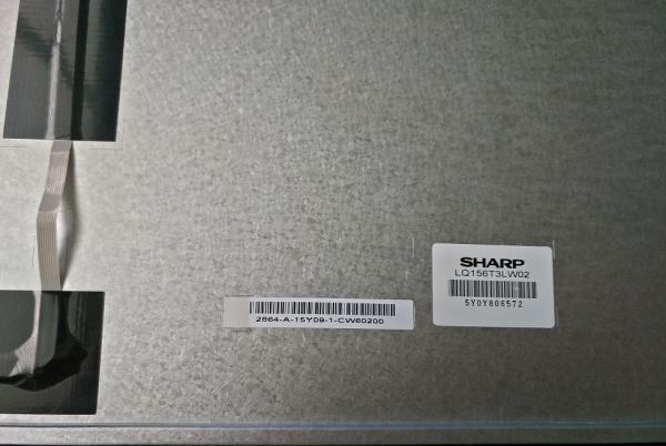 15,6” LCM 1366×768RGB   ² de 400cd/m   LQ156T3LW02   Afiado   Exposição de TFT LCD