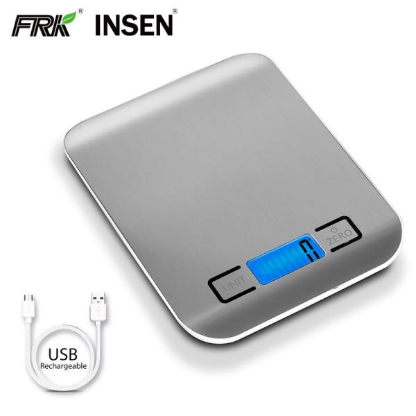 USB Rechargeable Digital Diet Kitchen Scale