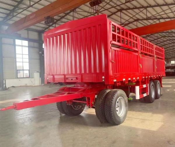 Capacity Transport Trailer Cargo Timber Transport Draw Bar Full Trailer For Transport