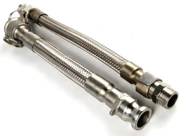 Stainless 304 Rotary Drilling Hose Braided Flexible Fuel Oil Hose