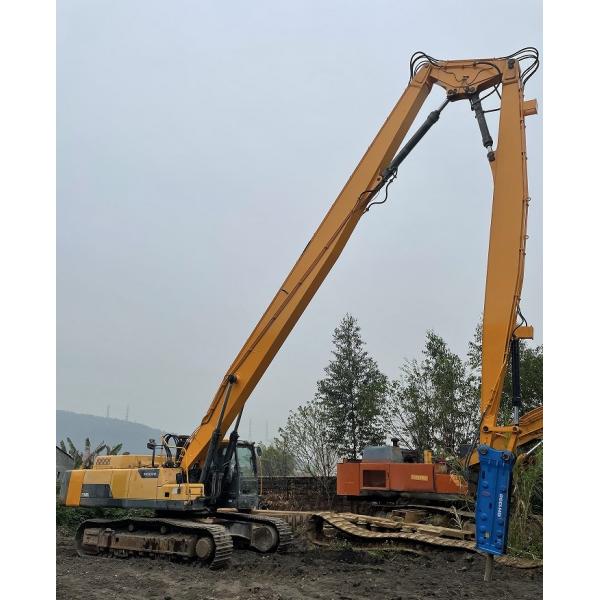 32m 35m Long Reach Demolition Boom Arm For Cat Hitachi Komatsu Sany