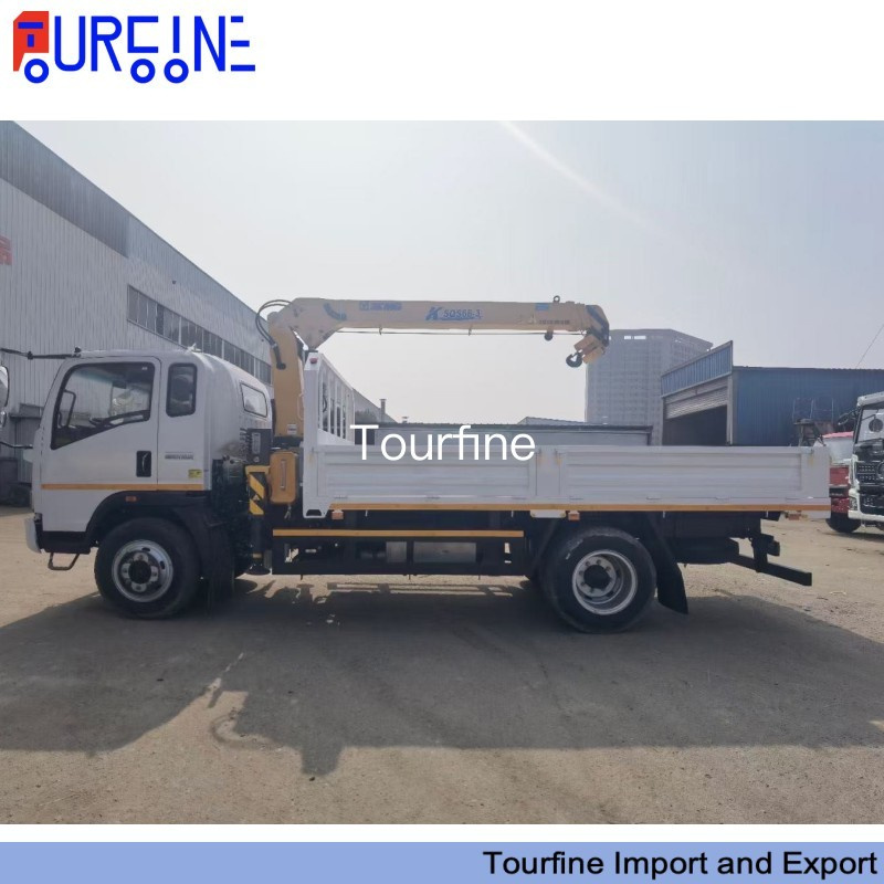 SINOTRUK 3 Ton 4 Ton 5 Ton Truck Mounted Crane Light Duty Loader Crane Truck 4X2