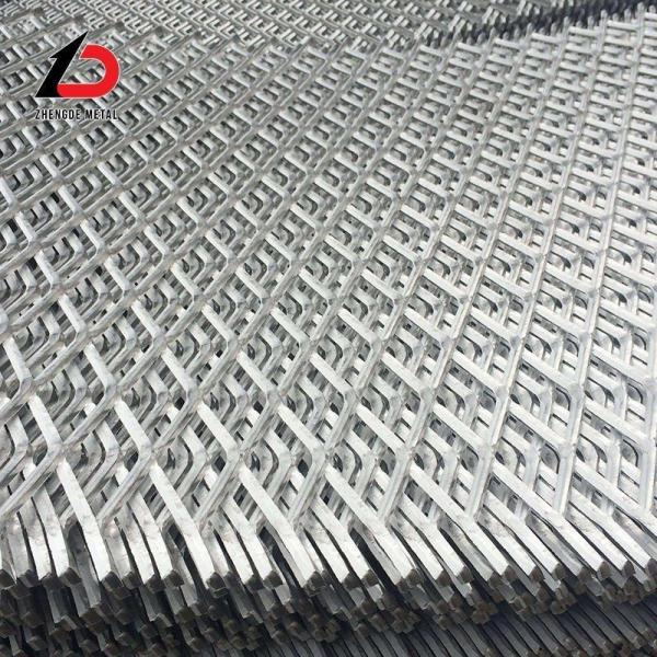 Customized Size 304 201 310 316 Aluminum Stainless Steel Expanded Metal Mesh For Wall Facade