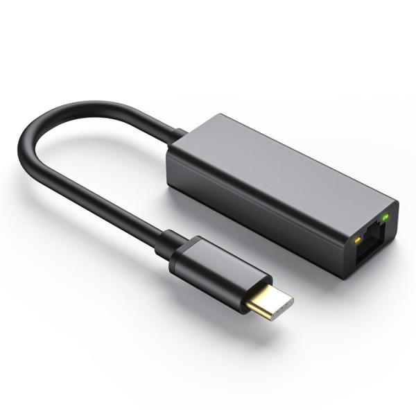 Plug and Play USB 3.0 Type C Male to Gigabit RJ45 Ethernet Network Lan Adapter for Laptop Computer