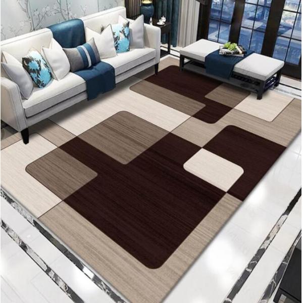 Home Machine Washable Full Living Room Floor Carpets Hand-Printed Sofa Bed Blanket