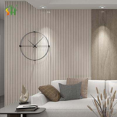 Spot Goods Wpc Wall Panel With Sag Resistance Wpc Fluted Wall Panel For Interior Design