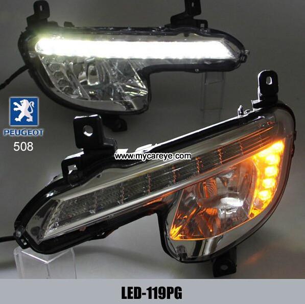 Peugeot 508 DRL LED Daytime Running Light car driving daylight company