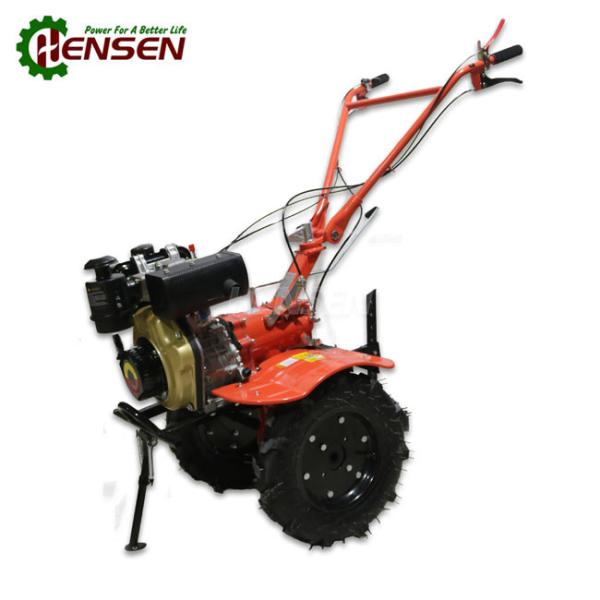 1000 mm Tiller de potência 9hp Diesel Mini Tiller multifuncional para agricultura