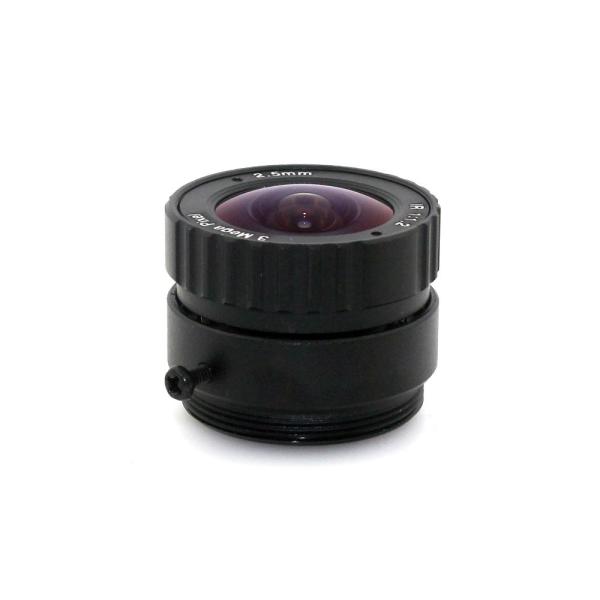 HD 3MP 2.5mm CCTV lens CS IR metal for HD Security Cameras,1/2.5 format, F1.2 aperture