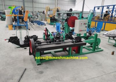 3 Phase Barbed Wire Making Machine Boundary Protection Fence Mesh