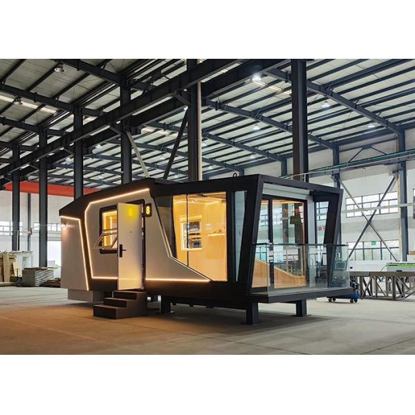 Luxury Space CapsuleTiny House On Wheels Customized Light Steel Frame House