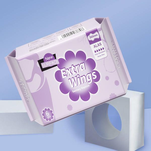 Путешествие Использование Пахта Крылья Мягкая личная уборка Дамы воздушные бумажные гигиенические салфетки