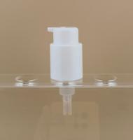 Round White Cream Pump K702-8 for Cosmetic Bottles