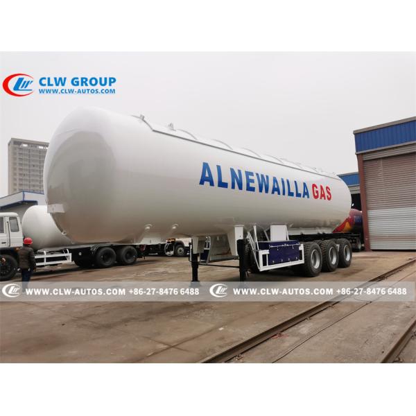 54M3 SA516GR70 Tank Semi Trailer For LPG Transport