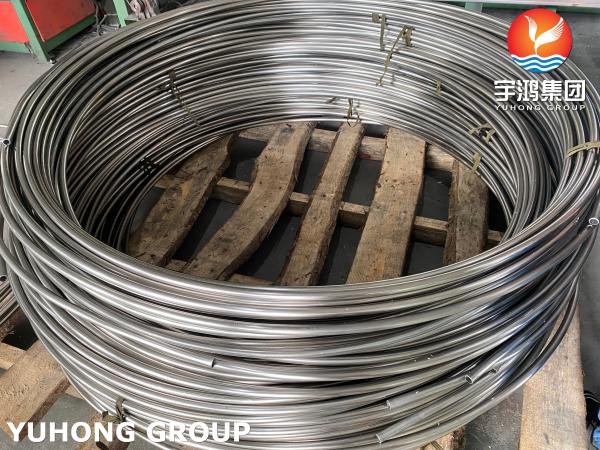 ASTM A269 TP316 TP316L Tubo de aço inoxidável austenítico enrolado para indústria do petróleo e do gás