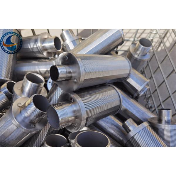 0.5mm Slot Stainless Steel 316l Wedge Wire Screen Nozzle With 1