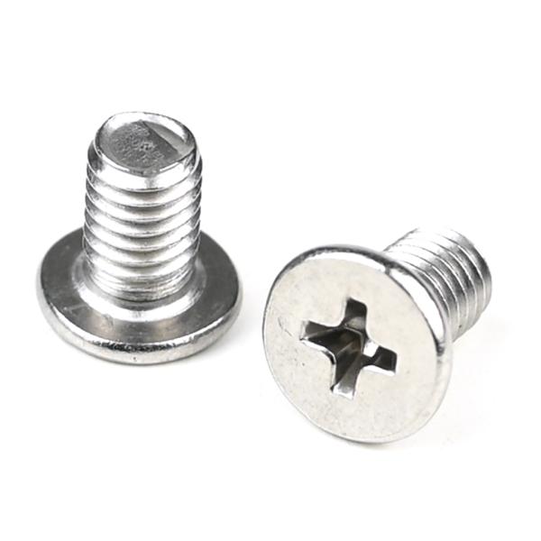 100% QC testé en acier inoxydable à vis plates Phillips M5 X 8 mm pour les machines de stockage