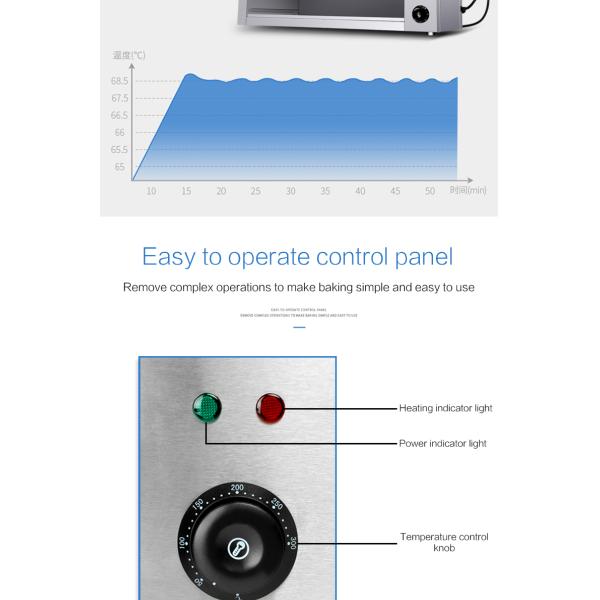 Электрическая кухонная аппаратура Контер-топ Саламандра Печь с температурным селектором 50-300C