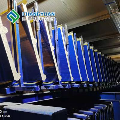 50mm PU Sandwich Roof Panel Polyurethane Insulation Board With Surface Treatment