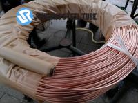 Le tube étiré à froid de 8*0.6MM, échangeur de chaleur de tube de cuivre d'EN10139 DC04 lovent à mur unique