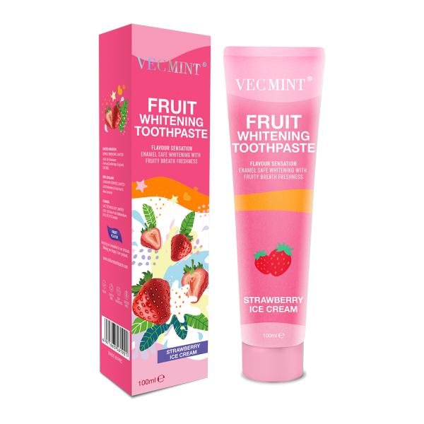 Soins bucco-dentaires Pâte à dents à saveur de fruits pour adultes Groupe d'âge Pâte blanchissante pour adultes