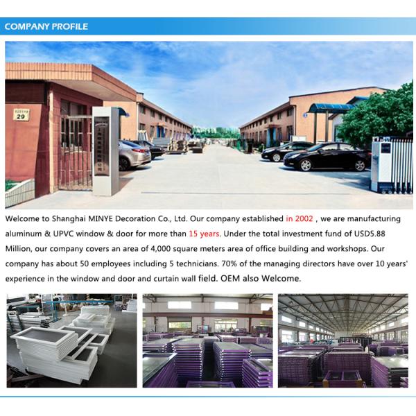 2.0mm-2.5mm Profile Thickness PVC Vertical Sliding Window for Courtyard Installation