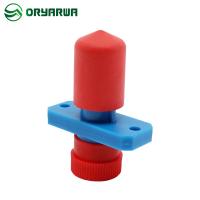 Flange FC do adaptador híbrido da fibra do ST ao ODM plástico simples do OEM do alojamento