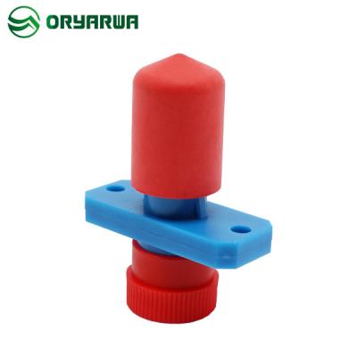 Flange FC To ST Hybrid Fiber Adapter Simplex Plastic Housing OEM ODM