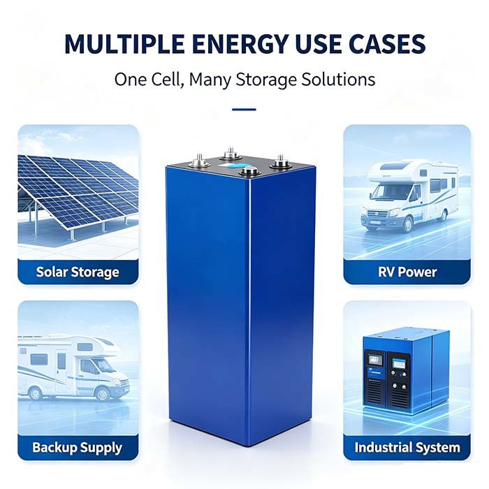 3.2V 280Ah CATL LiFePO4 Battery Prismatic Cell, Long‑Life Lithium Ion Cell for Off‑Grid Solar Storage & Backup Power Supply