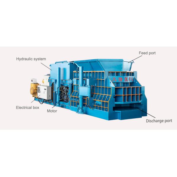 Movable Automatic Integrated 300mm Scrap Metal Shear Steel Recycling