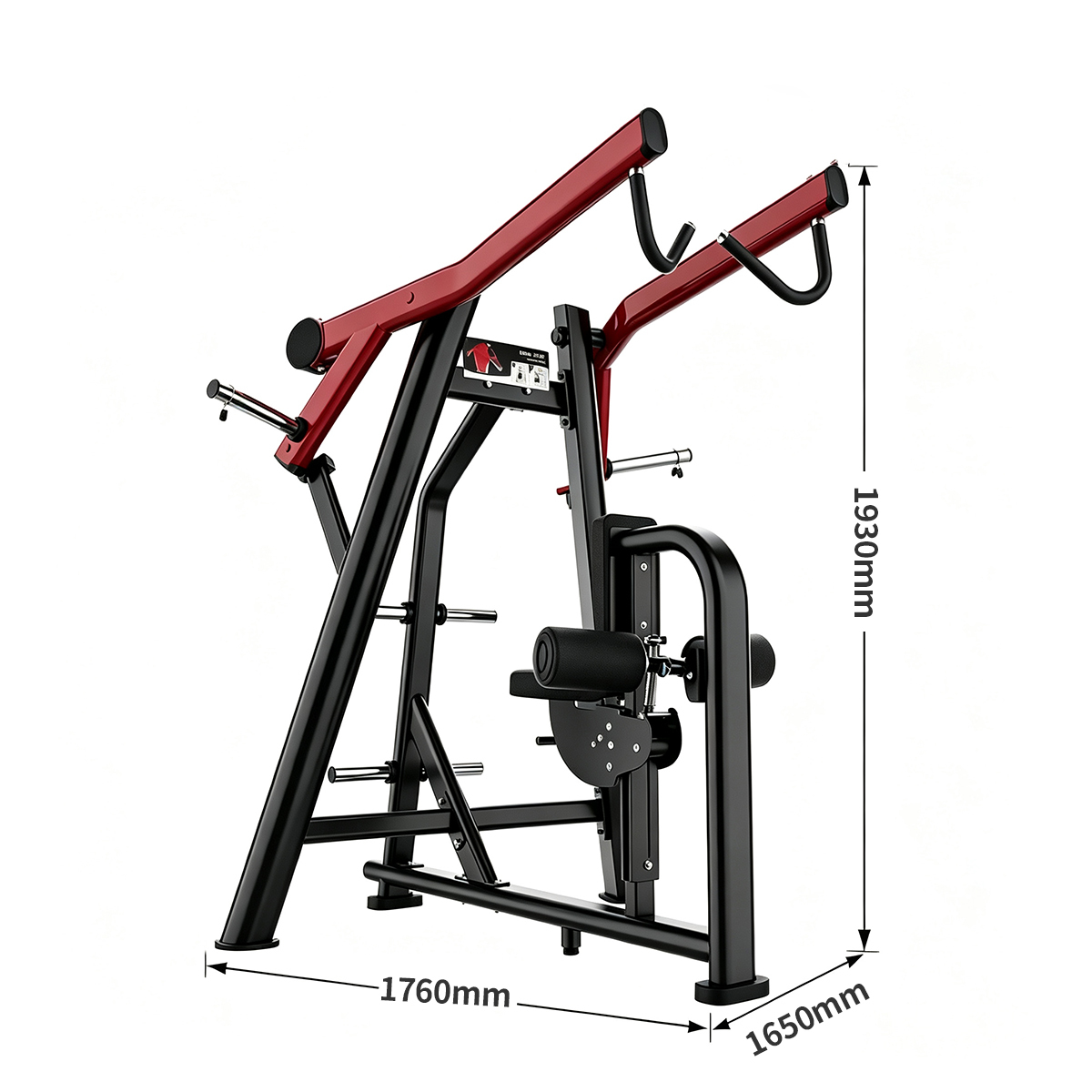 Gym Equipment High Row Low Row Plate Loaded Machines Back Exercise Machine Iso-Lateral High Row
