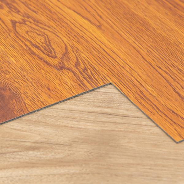 Synthetic LVT Plank Flooring , Lvt Interlocking Flooring 100% Virgin Material