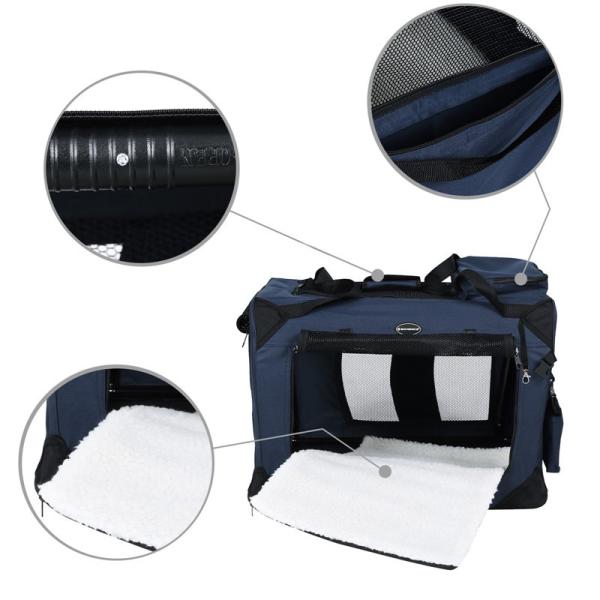 Insulated Songmics Pet Carrier For Large Dogs 60x40x40 Cm Medium Size