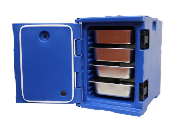Front Loading Insulated Pan Carrier To Keep Food Hot Polyethylene Nylon