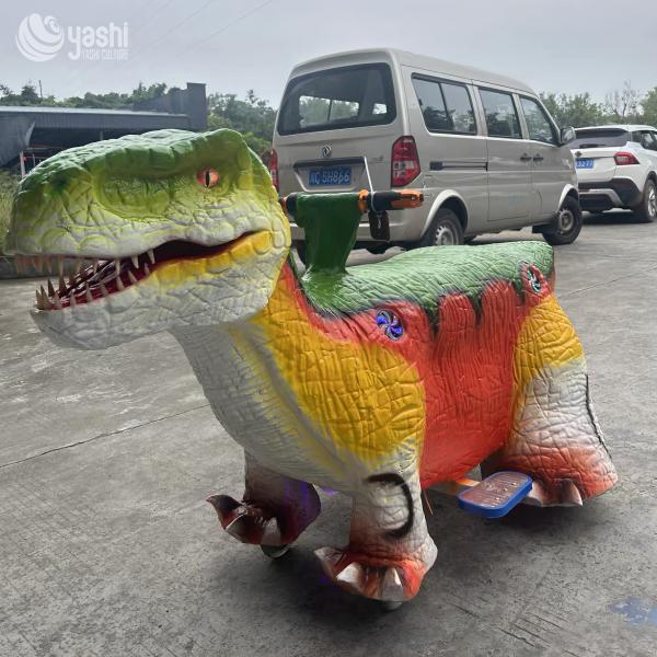 Silicone Outer Skin Children'S Dinosaur Electric Car 5-10m For Shopping Malls