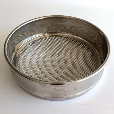 150mm Diameter SUS304 Aggregate Testing Sieves SUS304 Woven Wire Sieve
