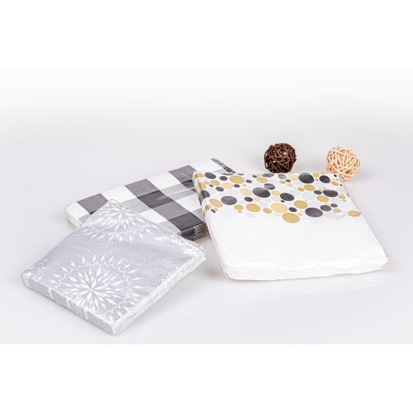Soft and Absorbent Disposable Paper Napkins Bulk Pack for Home, Party, Restaurant