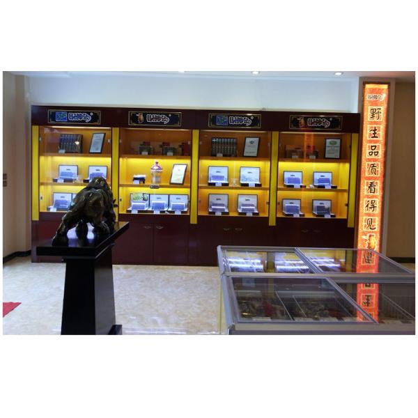 Шкафы магазина полок дисплея фармации китайского стиля медицинские с светлой коробкой