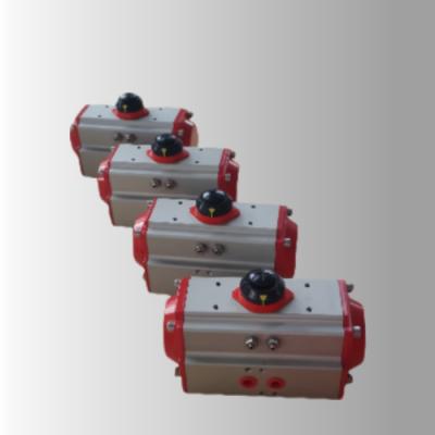 At Series Aluminum Alloy Rotary Actuator Pneumatic Single Action Actuator Compact Design