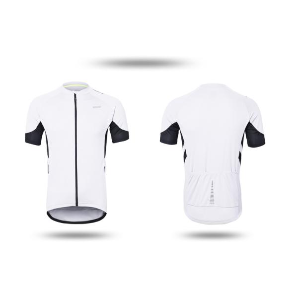 Activewear Breathable людей покрывает задействуя рукав краткости Джерси велосипеда с 3 задними карманами