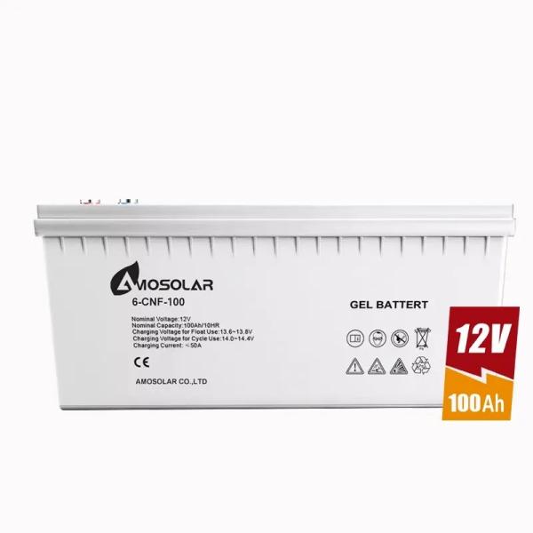 Свинцово-кислотный аккумулятор 12в 24в 100ах 200ах 300ах 400ах Гелевая батарея Быстрое зарядное устройство для батарей