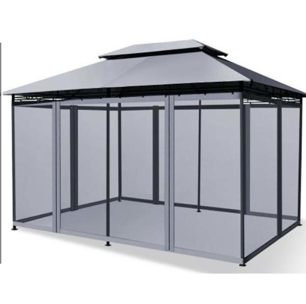 Customized Roof Design 4 Seasons Garden Room Aluminum Frame Double Glass Sunroom