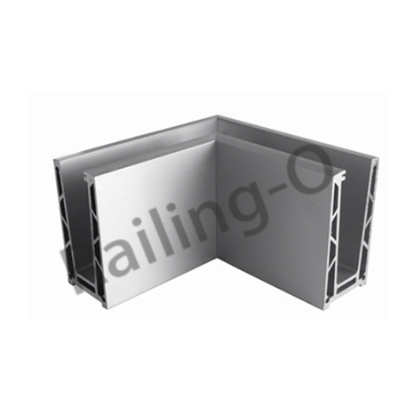 Hollow Floor Corner Bracket 200×200 Inner/Outer AISI304/316 Satin/Mirror Finish A011/A012