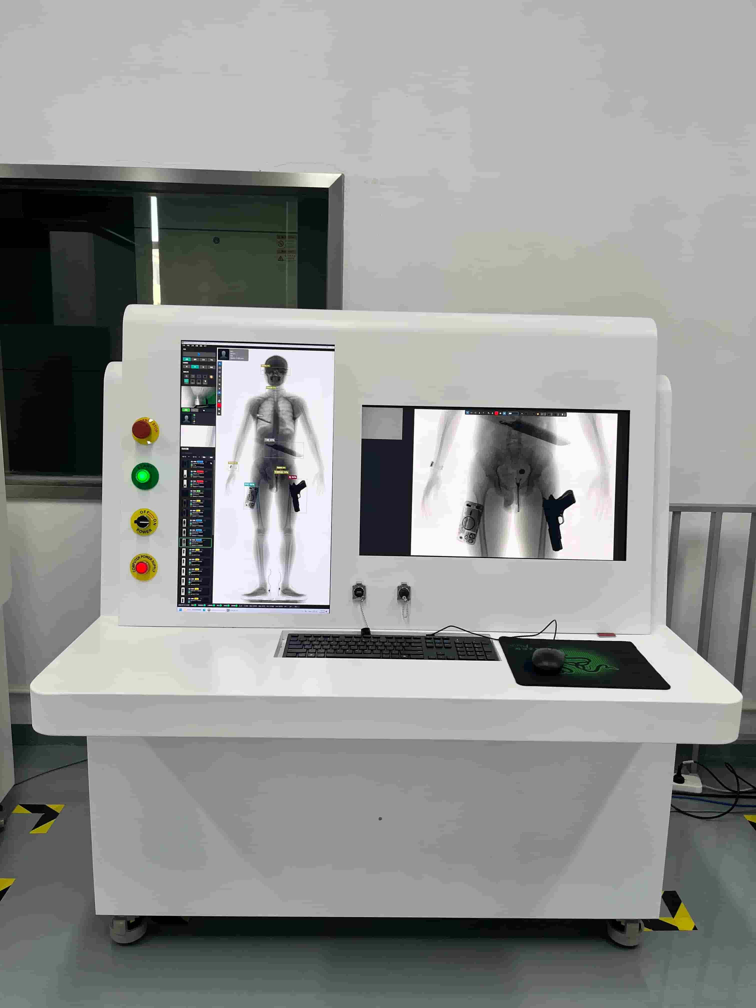 High Security Airport Body Scanner 1TB Storage Capacity 850W Power
