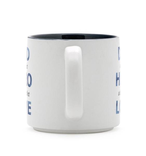 Ceramic Dad Mug Coffee Mug White Color With Creative WordsKING DAD Customized 12Oz For Gift